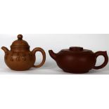 Two Chinese Yigxing Teapots