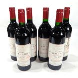 (lot of 6) 1990 Chateau Lynch Bages Grand Cru Classe