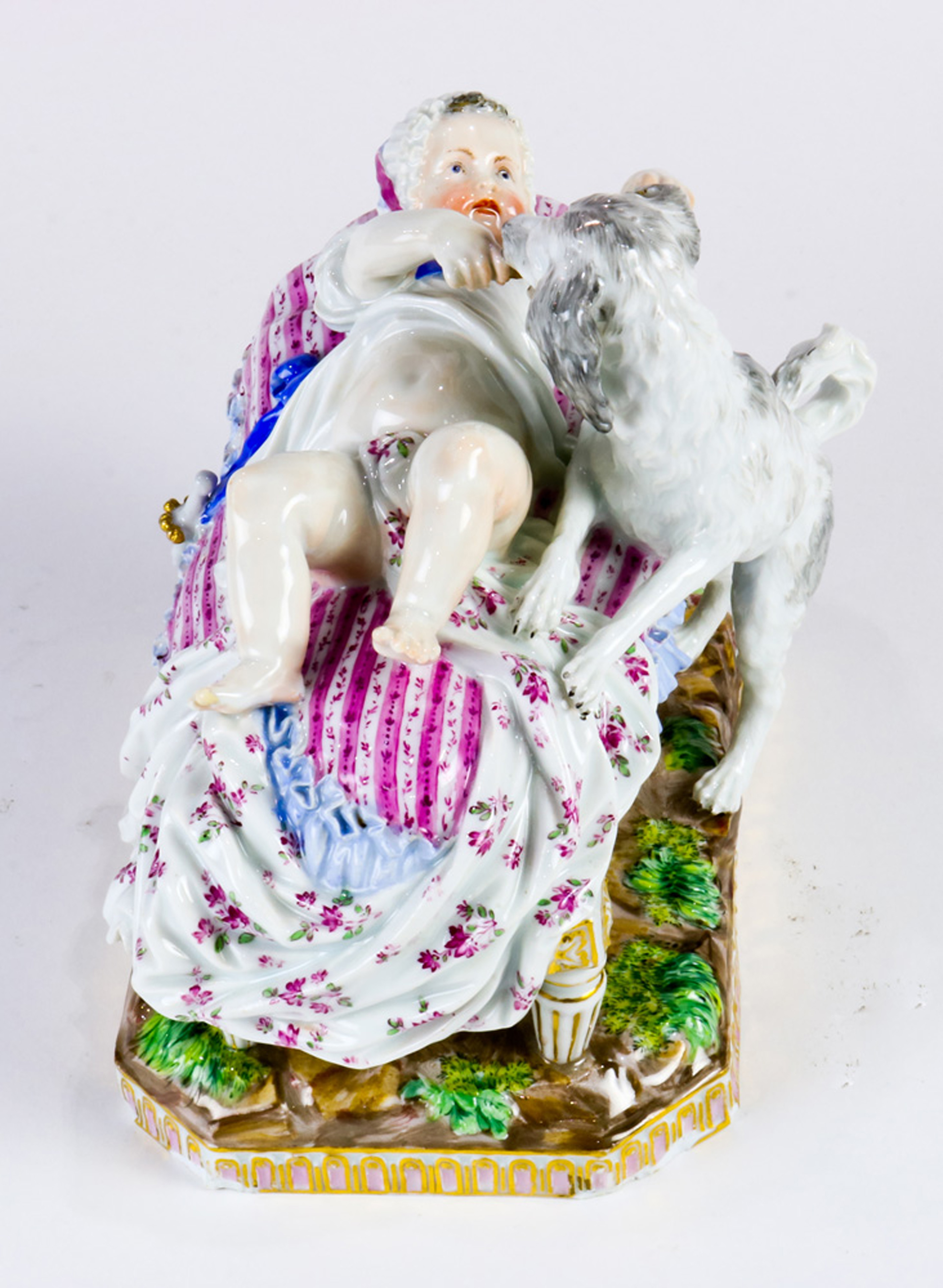 A Meissen porcelain group The Placidness of Childhood - Image 3 of 8