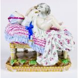 A Meissen porcelain group The Placidness of Childhood