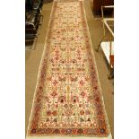 Persian Hamadan carpet, 2'9" x 13'10"