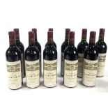 (lot of 11) 1990 Vignobles Andre Lurton Chateau La Louviere