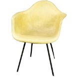 A Charles and Ray Eames for Herman Miller DAX fiberglass shell chair