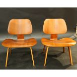 A Pair of Charles and Ray Eames "LCW" chairs