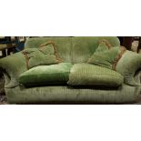 JJ Custom over stuffed custom upholstered sofa