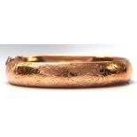 10k yellow gold bangle