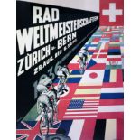 Poster, Rad Weltmeisterschaften Zurich-Bern
