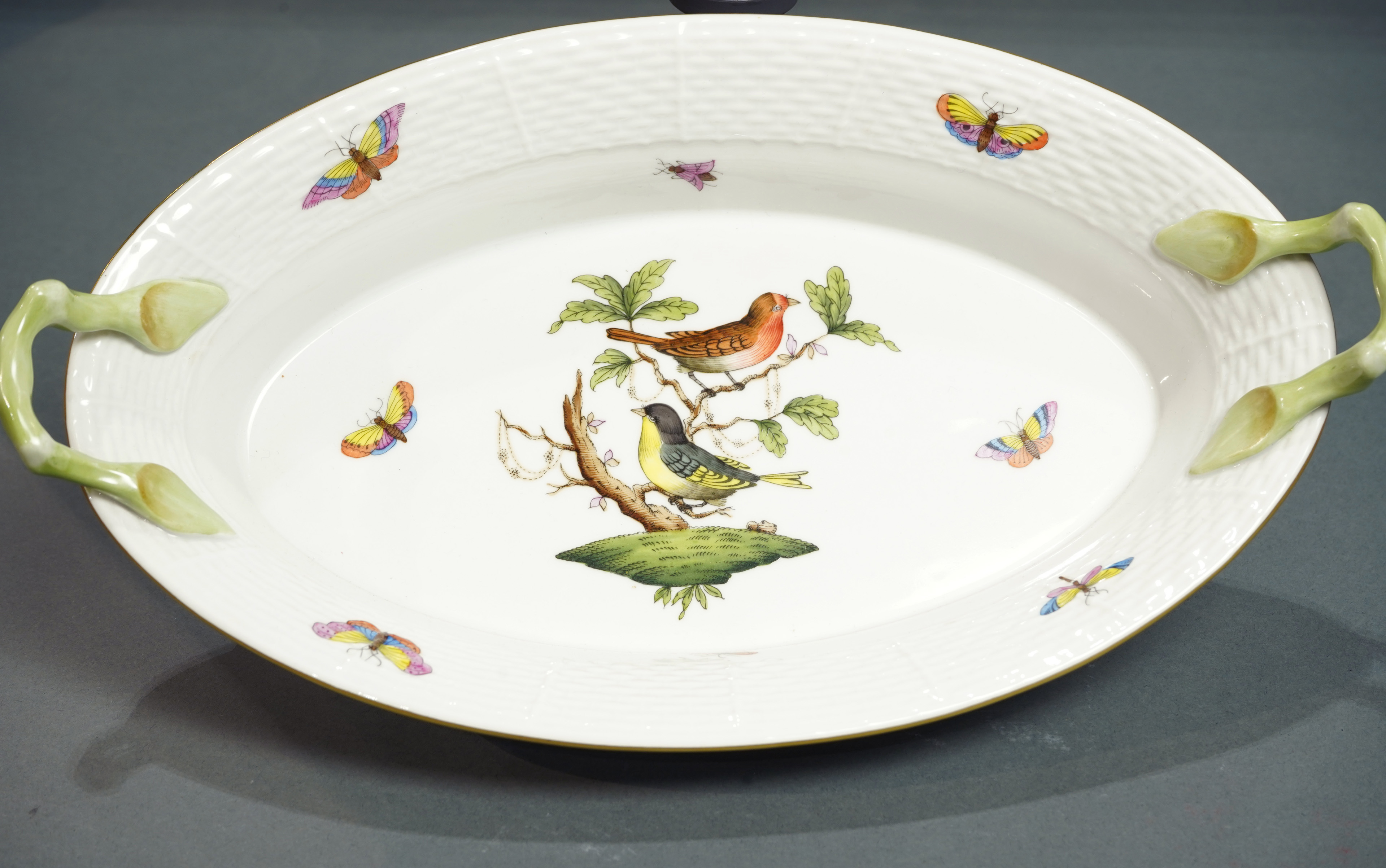 (lot of 119) A Herend Rothschild Bird pattern table service for twelve - Image 2 of 6