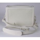 Louis Vuitton Powder White Soft Trunk Monogram Empreinte Bag