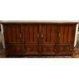 An English Arts & Crafts walnut sideboard