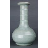 A Chinese celadon bottle vase