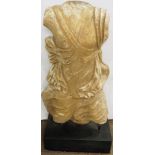 A Classical style carved stone torso