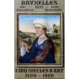 Vintage Poster, Bruxelles, Exposition Universelle