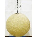 A Mid Century hanging Spaghetti lamp