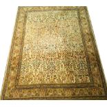 Indo Tabriz hunting carpet