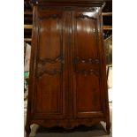 A French Provincial two door armoire circa 1760