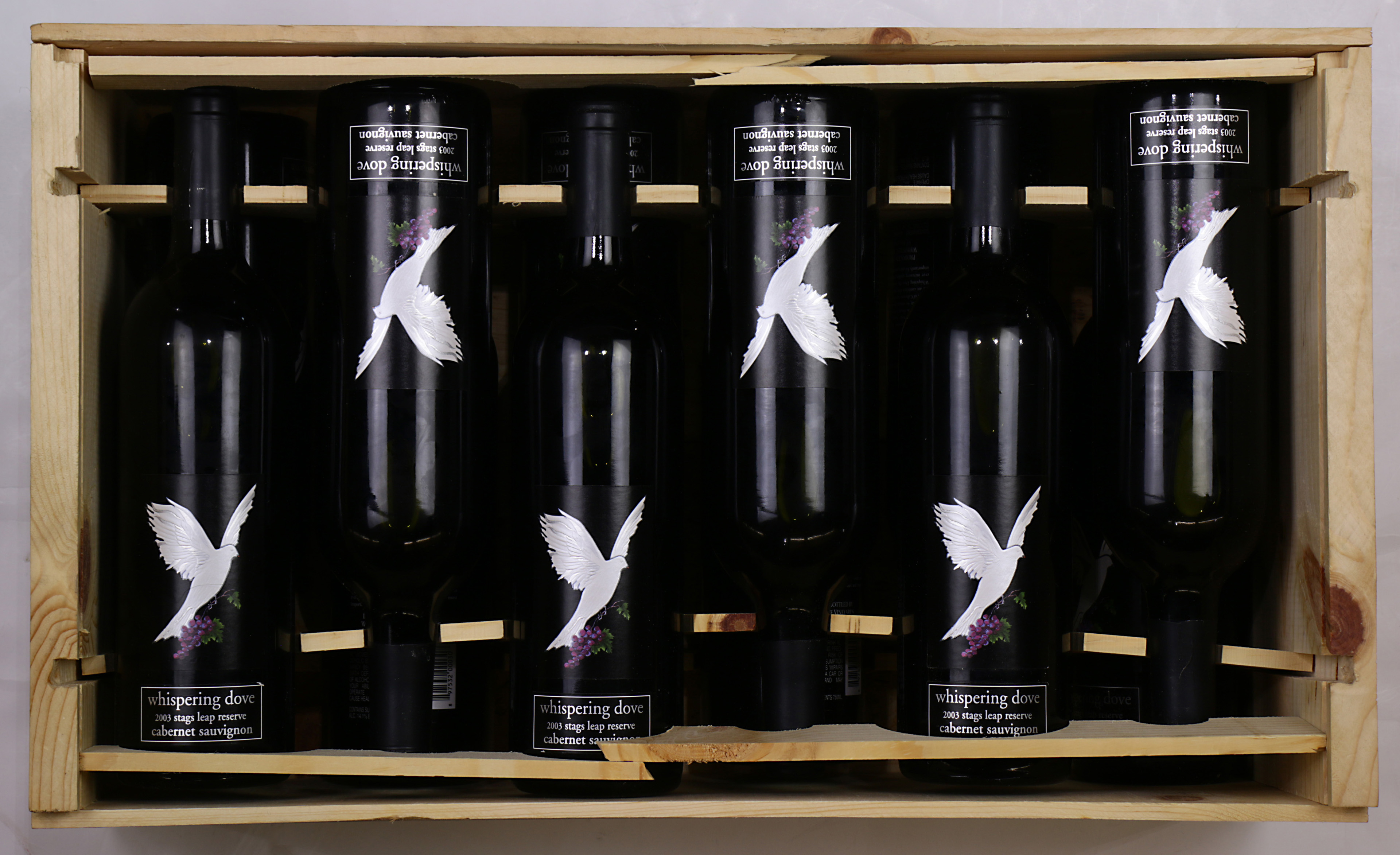 A case of 2003 Stags Leap Reserve Whispering Dove Cabernet Sauvignon - Image 4 of 6