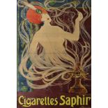 Vintage Poster, Cigarettes Saphir