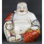 A large Chinese Famille Rose Figure oF Budai