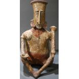 Colima West MExico seated shaman figure 200BC-300AD ex Messick