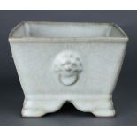 Chinese Guan-Type Square Censer