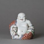 A Chinese Ceramic Maitreya Buddha