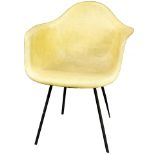 A Charles and Ray Eames for Herman Miller DAX fiberglass shell chair