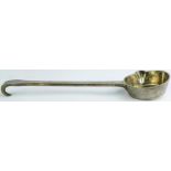 A Russian gilt .84 silver niello ladle