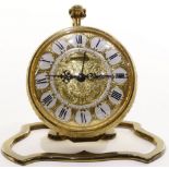 An Ernest Borel Versailles 8 day alarm travel clock
