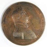 A bronze medal circa 1820 for Lieutenant Stephen Cassin