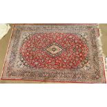 A Persian Mahal carpet