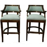 A Pair of Classical style barstools