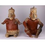 A pair of Pre-Columbian Jalisco, West Mexico, figures Ex Ron Messick