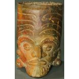 Plumbate-ware head vase Guatemala Fire God Vessel, Ex Messick