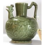 Chinese Yaozhou celadon ewer