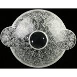 A Lalique France handled low bowl