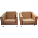 A pair of Hans Wegner for Getama lounge chairs