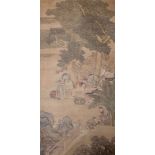 Attributed to Zhou Chen, Scholar Gathering, hanging scroll