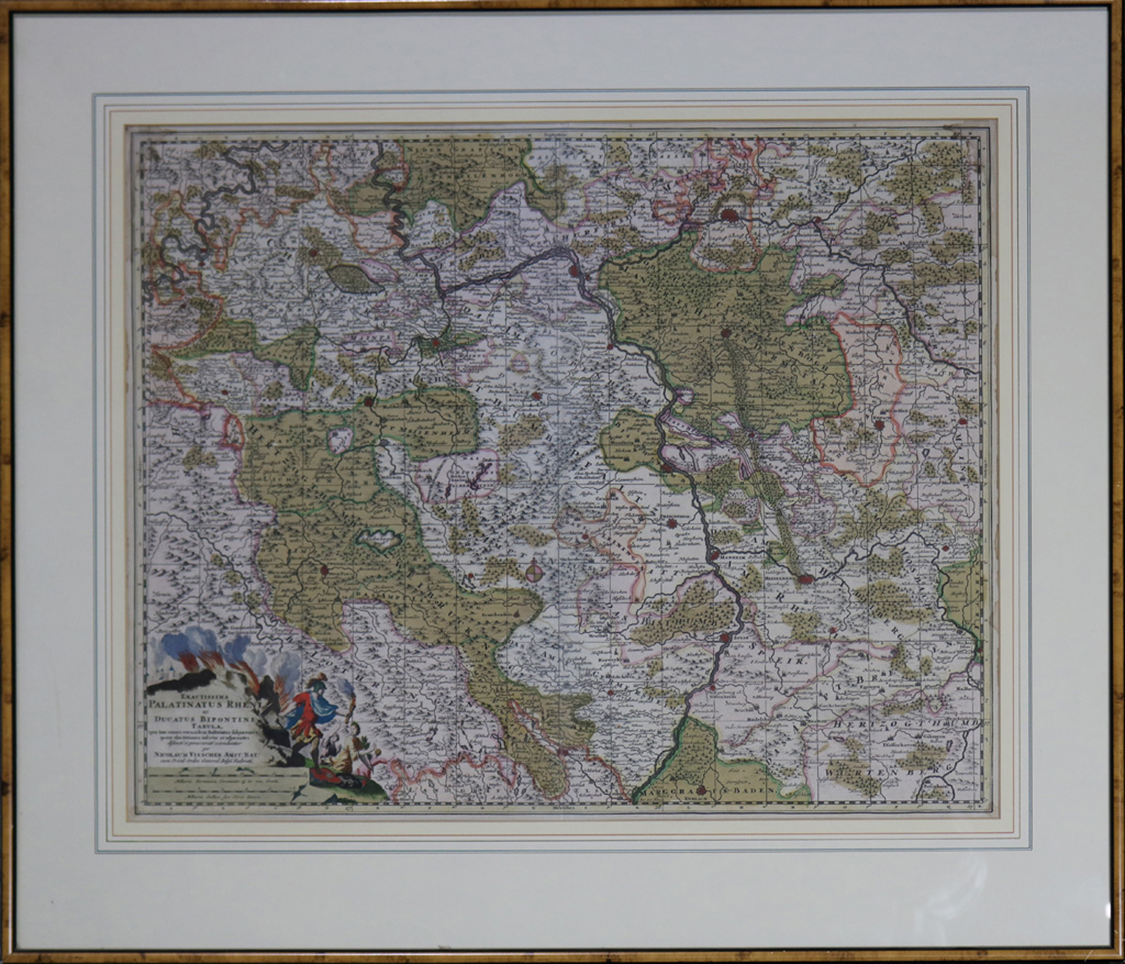 Map, Nicolaes Visscher - Image 2 of 2