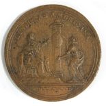 A bronze medal dated 1783 45MM Bronze "Libertas Americana"