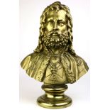 A Russian gilt bronze bust