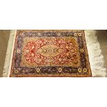 Turkish silk Hereke carpet