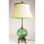 A late Arts and Crafts Fulper table lamp