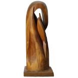 Wood Sculpture, American School (20th century)