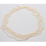 Cultured pearl necklace