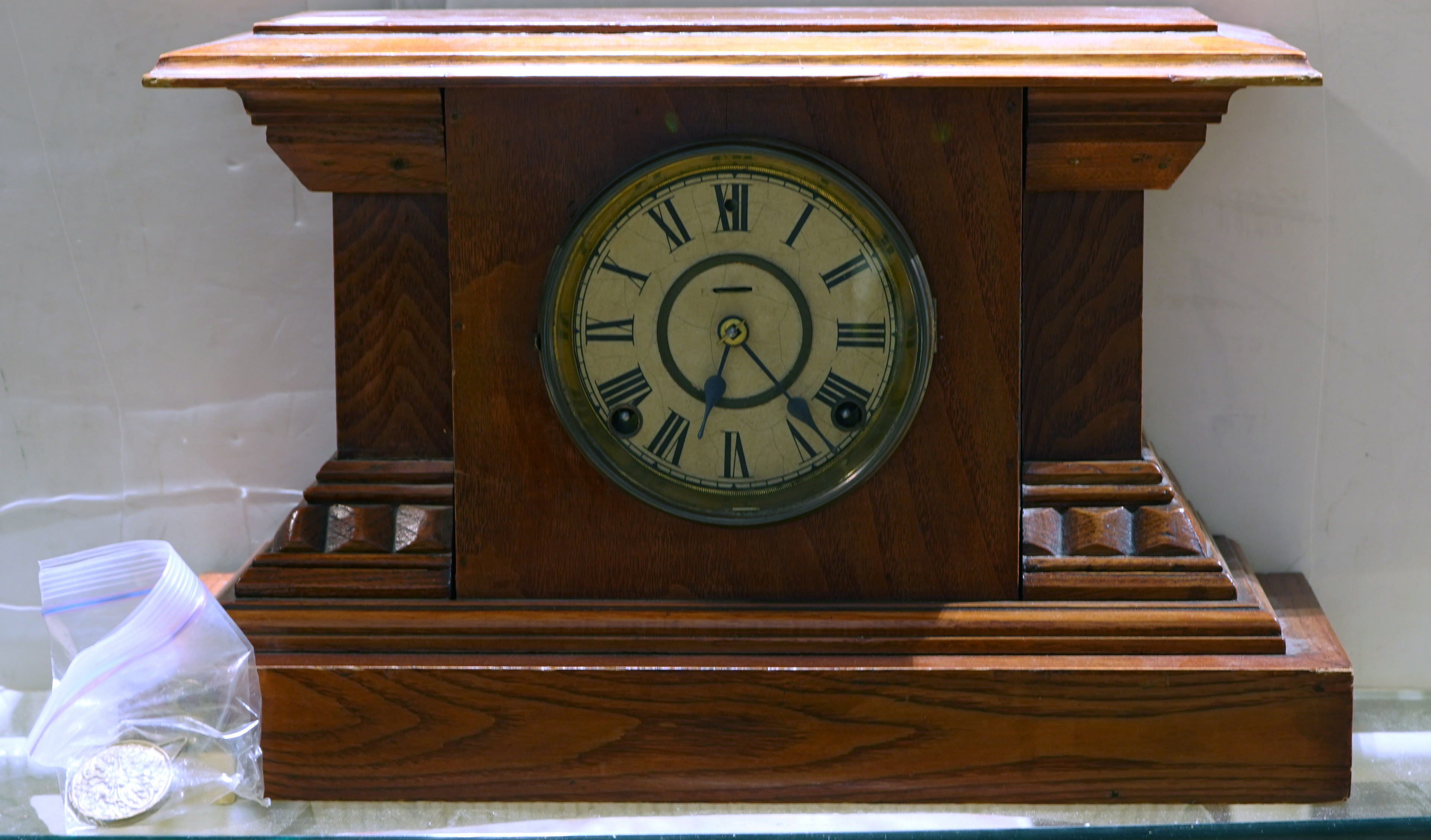 A Neoclassical style mantle clock