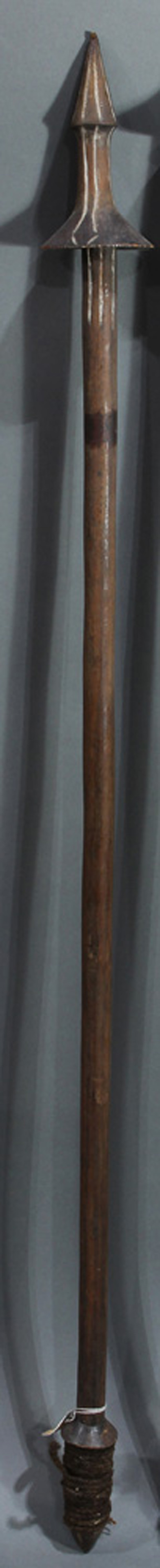 Pentecost Island, Vanuatu, circa early 20th century, long thin pole club or spear