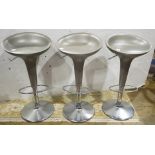 (lot of 3) Stefano Giovanni for Magis "Bombo" bar stools