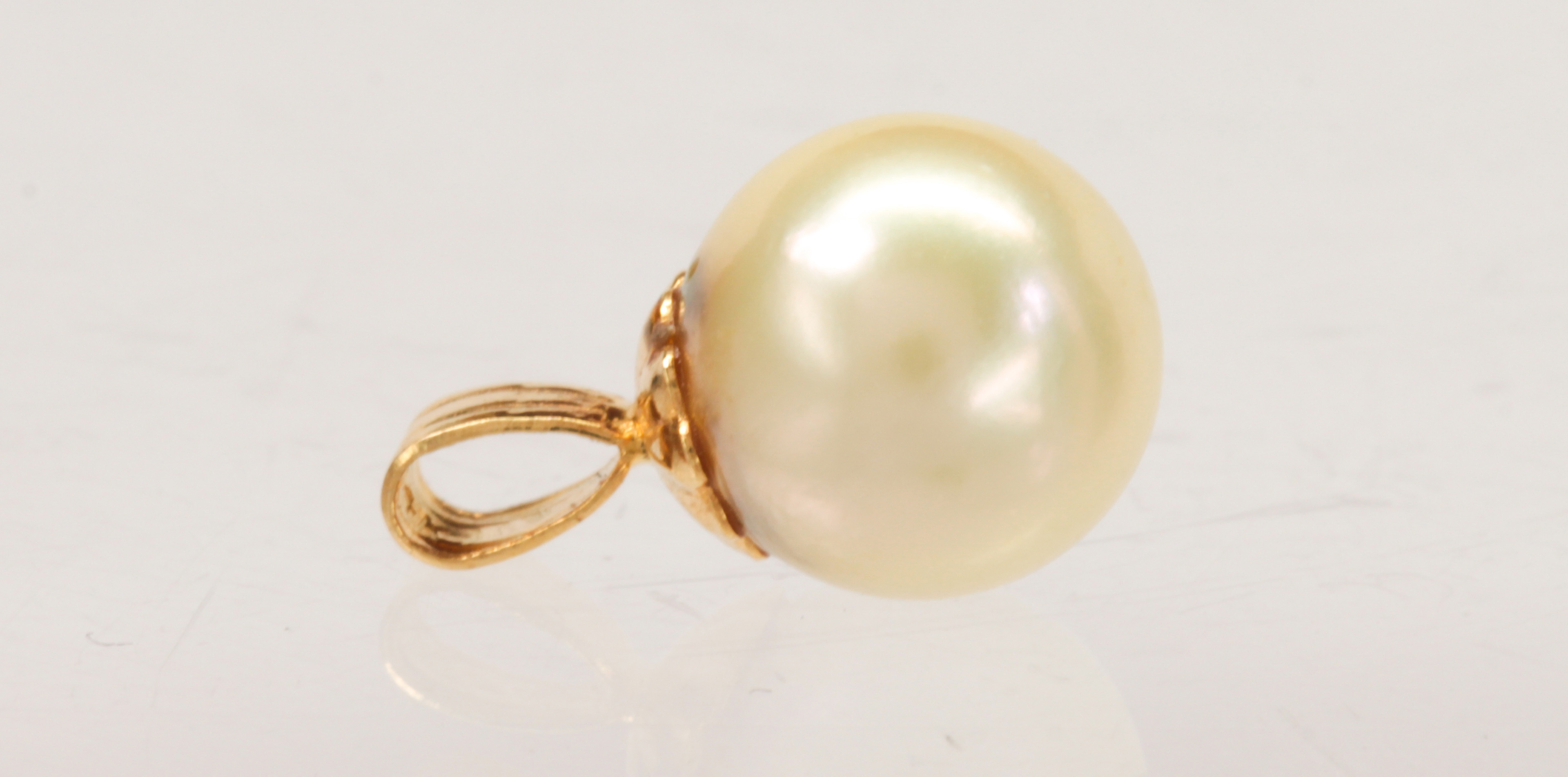 (Lot of 4) cultured pearl, yellow gold jewelry - Image 5 of 5