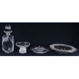 A Lalique art glass group